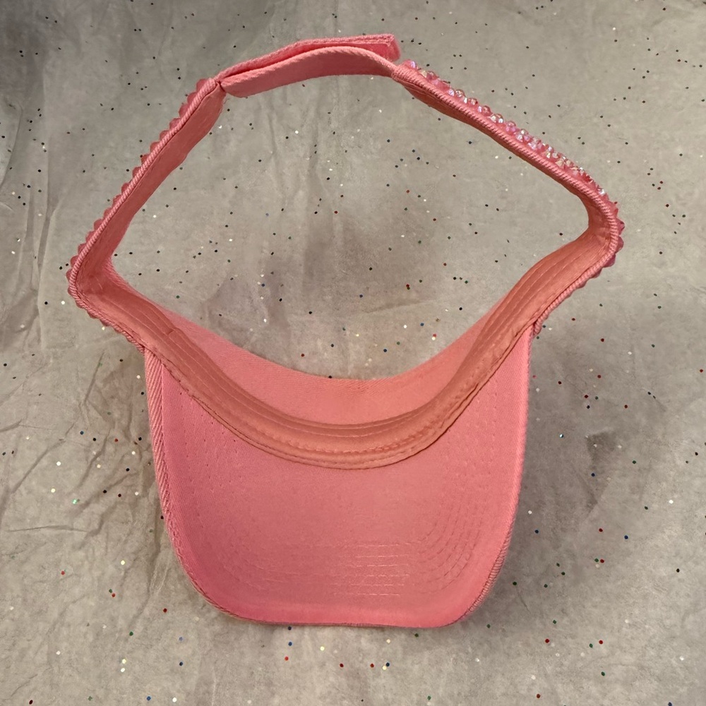Pink Rhinestone Visor nwot - Picture 5 of 5